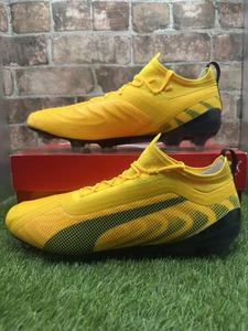 Puma One 20.1 FG/AG Herren gelb Fußballschuhe UK Größe 9,5 brandneu verpackt - Bild 1 von 11