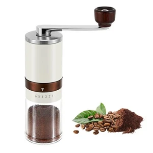 VKCHEF Coffee Mill Hand Ground Coffee Grinder Ceramic Mortar Coffee... Brand New - Picture 1 of 6