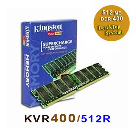 Совершенно новый Kingston - DDR [[KVR400/512R]] память * ПК 3200 * CL3 184 * PinDIMM - Изображение 1 из 4