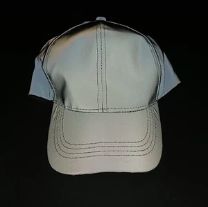 White Out Light Up Reflective Safety Glow in the Dark Baseball Cap Hat - Picture 1 of 5