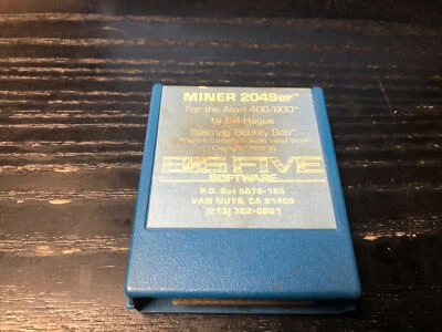 Miner 2049er Atari 400/800 computer game big five software - Image 1 of 4