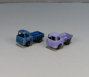 1968 Tootsie Toy Jeep Trucks Lot Of 2 Purple/Blue - Picture 1 of 4