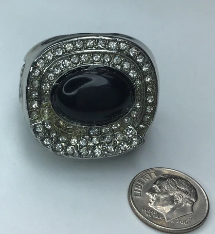 Chicago Bears 30 Vs New Orleans Saints 14 Game Replica Ring Paper Weight Cover