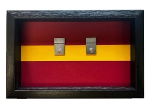 11th Hussars (The Cherry Pickers) Medal Case. Black Frame - Picture 1 of 5