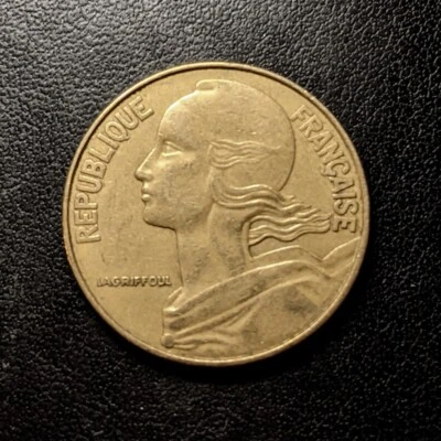 República Francesa 1974 20 céntimos Francia - Moneda Internacional Francesa Foto 1 de 2