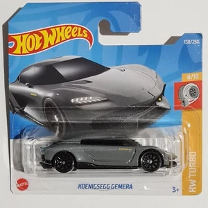 Koenigsegg Gemera gris Hot Wheels 2022. 1:64 diecast modelismo. HW Turbo - Imagen 1 de 6