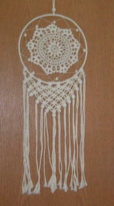 Wandbehang rund gehäkelt Boho Makramee - Bild 1 von 1