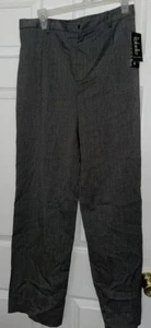 Pantalones de vestir Rafaella gris talla 12 2 vías/doble elástico nuevos con etiquetas - Imagen 1 de 3