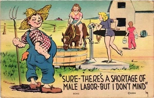 Postal de humor vintage - Imagen 1 de 2
