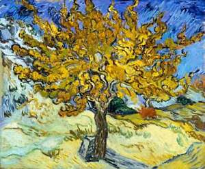 The Mulberry Tree by Vincent Van Gogh, Giclee Canvas Print, in various sizes