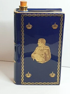 Limoges Porcelain Napoleon Book Decanter Empty - Image 1 of 4