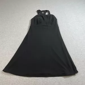 Prana Calexico Dress Women Small Black Stretch Built In Bra Moisture Wick Hike - Picture 1 of 9