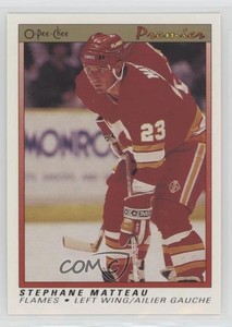 1990-91 O-Pee-Chee Premier Stephane Matteau #68 Rookie RC