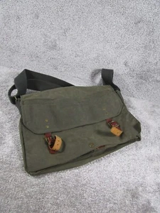 Bolso Mensajero J Crew Abingdon Verde Encerado - Imagen 1 de 11