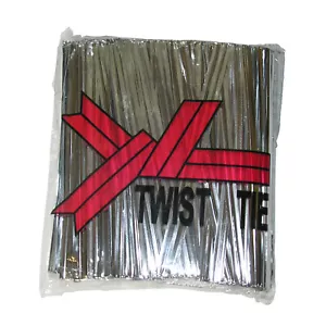 800 Mini - Binder Bindedraht Verschluss für Gefrierbeutel Kabel Draht Basteldrah - Bild 1 von 3