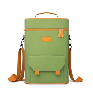 Yerba Mate Carrier Tote Bag for Double Layer Waterproof Outdoor Travel Matera - Picture 1 of 7