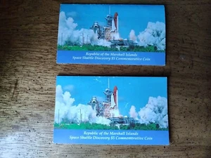 The Space Shuttle Discovery 1988 $5 Commemorative Coin - Picture 1 of 10