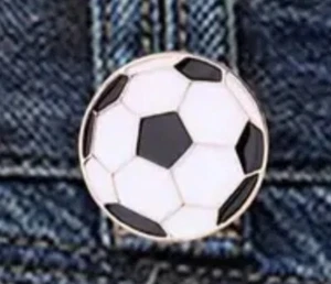 Sport - Soccer Ball enamel pin - Free AU Post - AU Stock - Picture 1 of 2