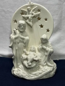 Schöne Krippe Teelicht Kerzenhalter Figur - wie besehen - Bild 1 von 14