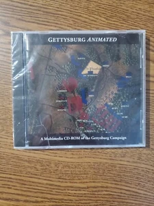 Gettysburg Animated Multimedia CD for Windows 95/98/2000 CD-ROM Sealed QuickTime - Picture 1 of 5