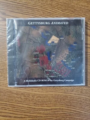 Gettysburg Animated Multimedia CD for Windows 95/98/2000 CD-ROM Sealed QuickTime - Image 1 of 4