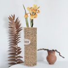  Woven Rattan Vase Desktop Flower Holder Home Decor Floor Bohemia