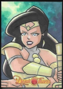 2024 5finity Dejah Thoris SKETCH card - Paul Hill/20 disegnata a mano arte b - Foto 1 di 2