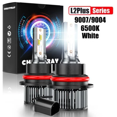 9007/9004 6500K 36000LM LED Headlight High Low Beam Bulbs Combo Kit - Image 1 of 4