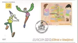 Albania 2010/2011. EUROPE CEPT EUROPA 2010 (Children’s Books). FDC Block MNH - Picture 1 of 1