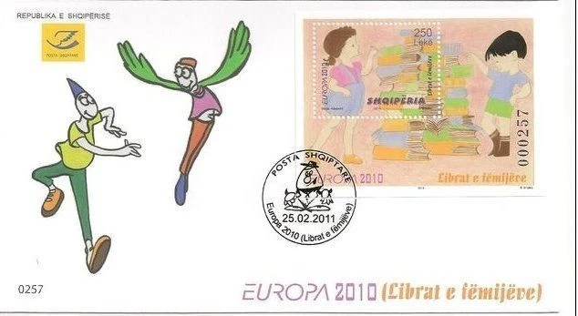 Albania Stamps 2010. EUROPE CEPT EUROPA 2010 (Children’s Books). FDC Block MNH - Image 1 of 1