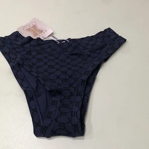 Savage X Fenty Women's Cotton Essential Cheeky Undies Navy Blue Size XS - Picture 1 of 3