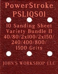 PowerStroke PSL1QS01 - 40/80/100/150/240/400/800/1500 - 10 Stück Sortenpaket II - Bild 1 von 2