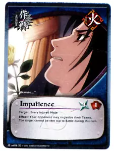 Naruto Collectible Card Game The Chosen Unlimited Impatience #us078 1st Edition - Picture 1 of 12