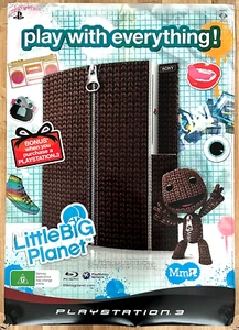 Little Big Planet RARO PS3 59 cm x 84 cm poster promozionale #1 - Foto 1 di 2