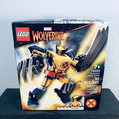 Lego Marvel Wolverine Mech Armor #76202 RETIRED SET NEW SEALED !!! - Image 1 of 4