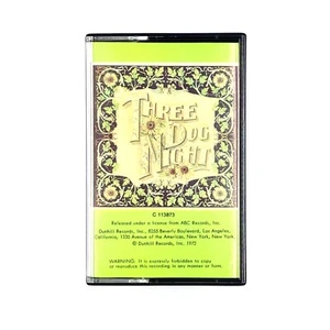 THREE DOG SEVEN SEPARATE FOOLS Cassette Tape 1972 CLUB EDITION Rock Pop Rare - Picture 1 of 5