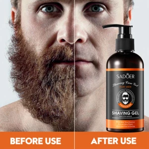 Shaving Gel Shaving Smooth Softening Beard Roots Cleanses Shave Cream For Men US - Picture 1 of 16