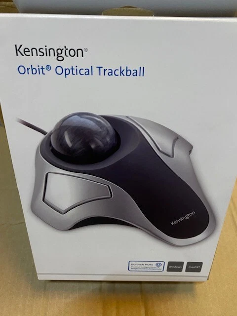 Kensington 64327 Orbit Optical Trackball Mouse USB 2.0 - Black/Silver (NEW) - Image 1 of 1