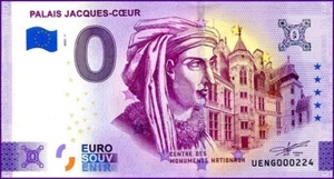 UENG / PALAIS JACQUES-COEUR / BILLET 0 € / NULL EURO-SCHEIN / 0 € 2023-1 - Imagen 1 de 1