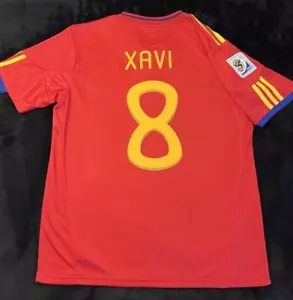 Xavi #8 Spain 2010 Medium Jersey Soccer Football Retro World Cup Final M - Picture 1 of 8