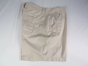 Kim Rodgers Shorts Womens 14 Beige 98% Cotton 2% Spandex Zip Fly 4 Pockets - Picture 1 of 5