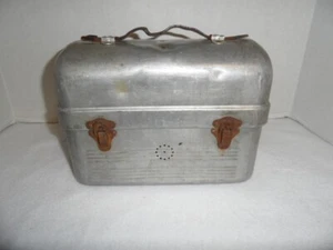 Vintage Collectible Non Rust Aluminum Miners Lunch Box / Pail No Thermos - Picture 1 of 11