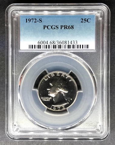 1972-S Proof Washington Quarter PCGS PR-68, Buy 3 Items, Get $5 Off!! Cover