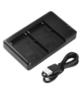 Battery Charger for Sony NP-F330 NP-F530 NP-F550 NP-F570 InfoLITHIUM L-Series - Picture 1 of 23