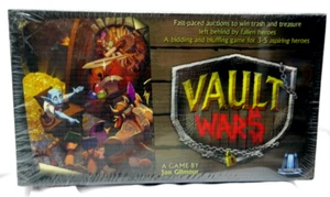 New and Sealed - Vault Wars - Auction Bidding Bluffing Card Game by Floodgate - Picture 1 of 4
