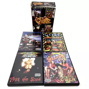 Gwar Limited Edition 4 DVD Box Set Tour De Scum It's Sleazy Ragnarok Penguins - Bild 1 von 16