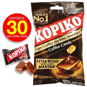 KOPIKO Coffee Candy Bag EXTRA BIG Original Flavor Contains 30 pcs x 3.5 g - Picture 1 of 4