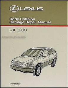 Lexus Rx 300 Cuerpo Manual 1998 1999 2000 2001 2002 RX300 Collision Reparar Shop - Imagen 1 de 1