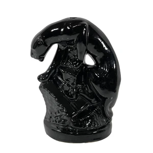 Vintage Black Panther Puma Keramik Lampe NUR SOCKEL Statue MCM Figur - Bild 1 von 17