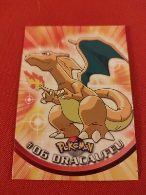 #06 Charizard Series 1 Topps TV Animation Rare Card Pokémon FR - Image 1 of 4